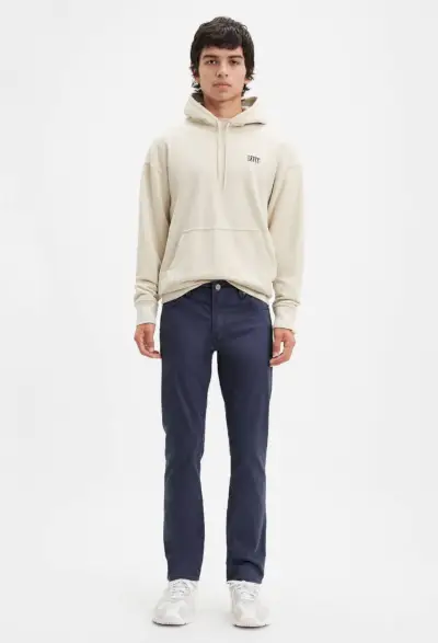 Typer av jeans Män Levis 511 Slim Fit Baltic Marin Mockad Satin Blue