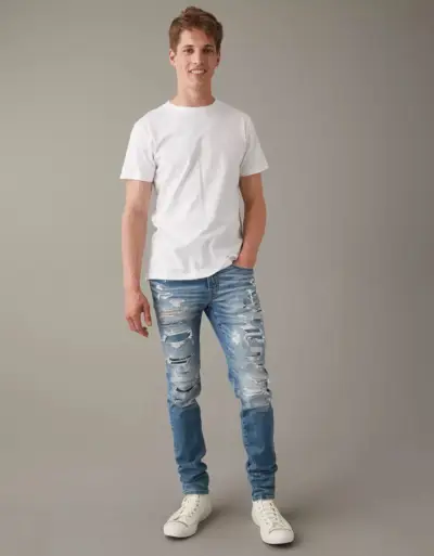 Typer av jeans Män Skinny American Eagle AE AirFlex
