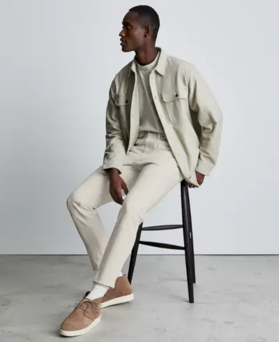 Everlane Jean Slim Fit En Coton Bio Écru Homme