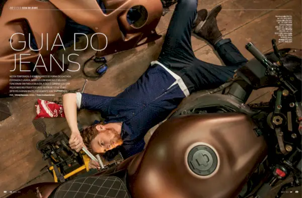 イゴール・メデイロスがVIPマガジンで必須のデニムスタイルに挑戦