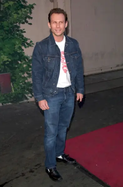 Christian Slater jeans med dongerijakke
