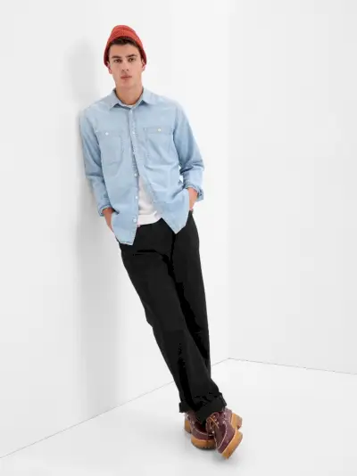 Moške ravne kavbojke Gap