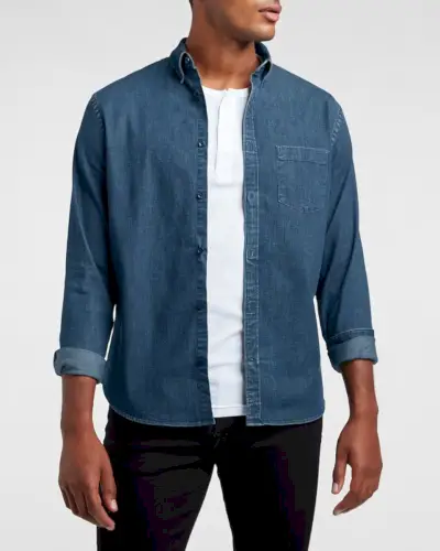 „Express Dark Wash Hyper Stretch“ džinsiniai marškinėliai