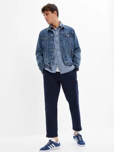 Gap Chambray marškinėliai su Jean Jacket