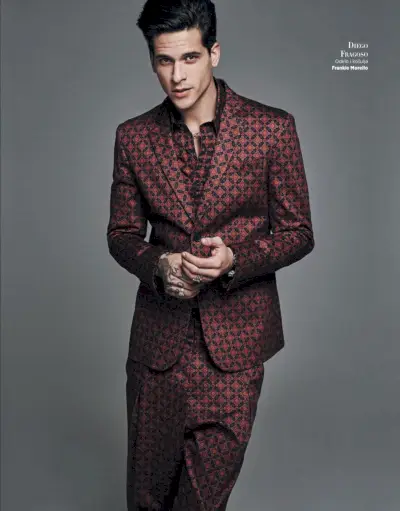 Diego Fragoso fotografiado para Harper