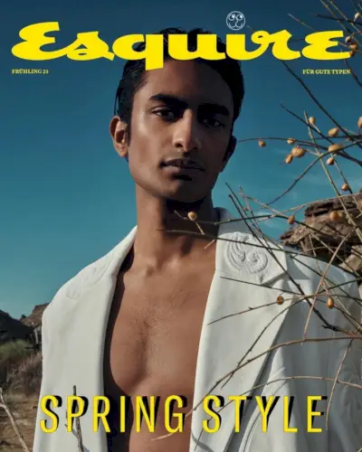 Rishi Robin sportinė oda ir kita, skirta Esquire Vokietijai