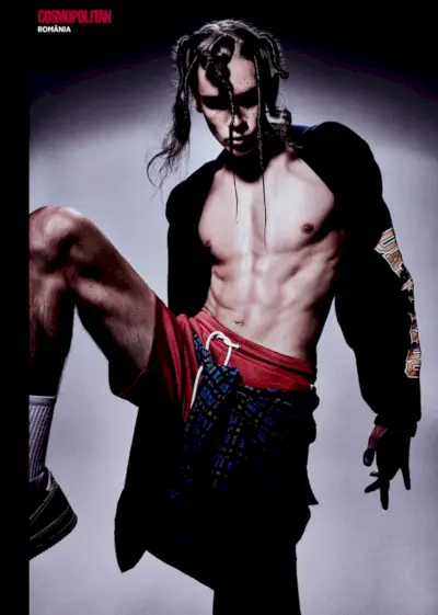 Dragos prezentuje sportowy styl dla Cosmopolitan Man Rumunia