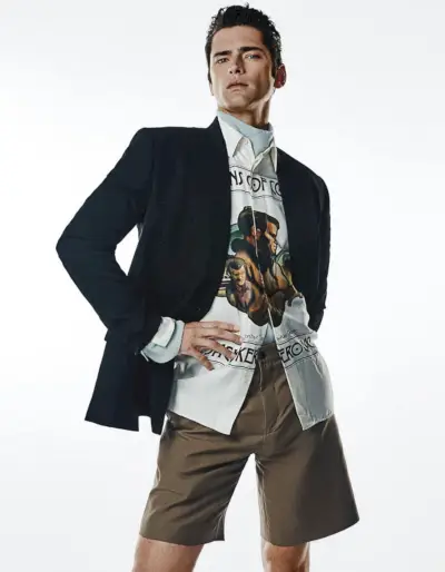 Sean OPry モデル 2022 マダム フィガロ 中国エディトリアル 001