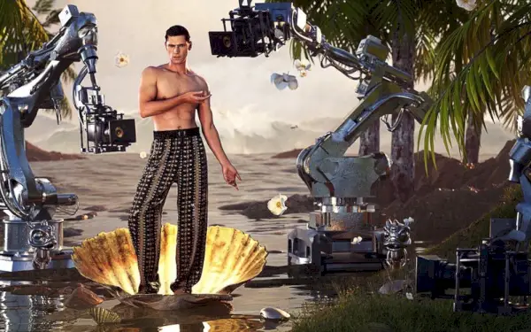 Sean O'Pry kanaliserer Venus for Madame Figaro Kina