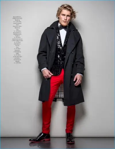 Harry Goodwins luce estilos invernales para Playboy Alemania