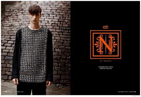 לורי הארדינג מדגמנת אופנות דקדנטיות עבור Esquire España