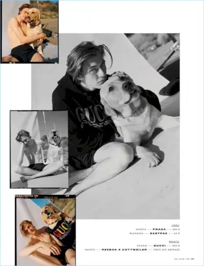 Lucky Blue Smith Alton Mason 2018 Editorial GQ Nemčija 007