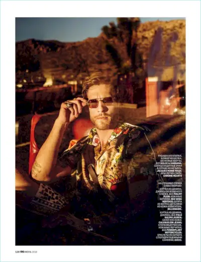 Džošs Upšovs 2018. gada redakcijas GQ Krievija 004