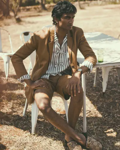 Rishi Robin Model 2022 Editorial MatchesFashion 007