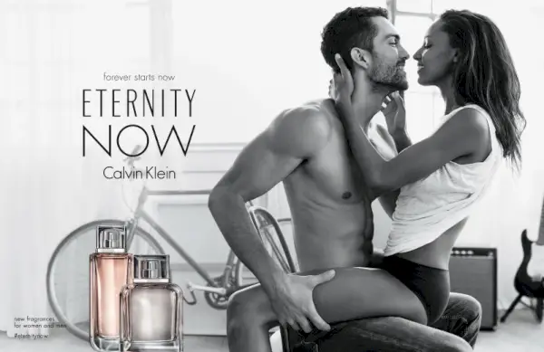 Tobias Sorensen og Jasmine Tookes for Calvin Klein Eternity Now-duftkampanje