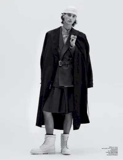 VMAN プレッピー パンク 2020 ファッション エディトリアル 008