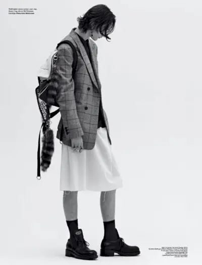 VMAN プレッピー パンク 2020 ファッション エディトリアル 009