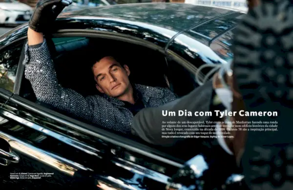 タイラー・キャメロン、『GQ ポルトガル』でデザイナー スタイルを採用