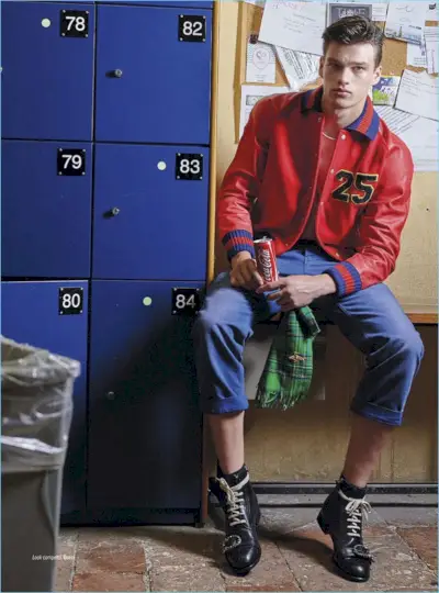 Filip Hrivnak 2016 GQ Mexico Gucci Redactie 001