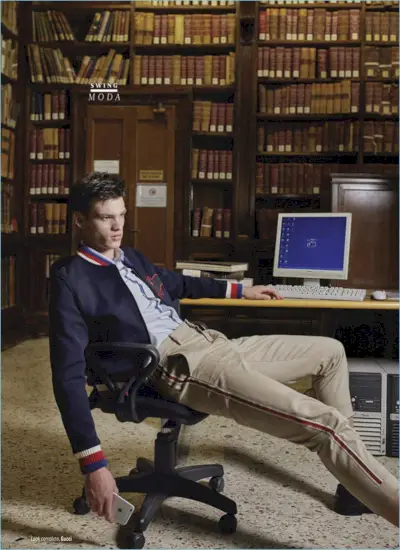 Filip Hrivnak 2016 GQ Mexico Gucci Redactie 002