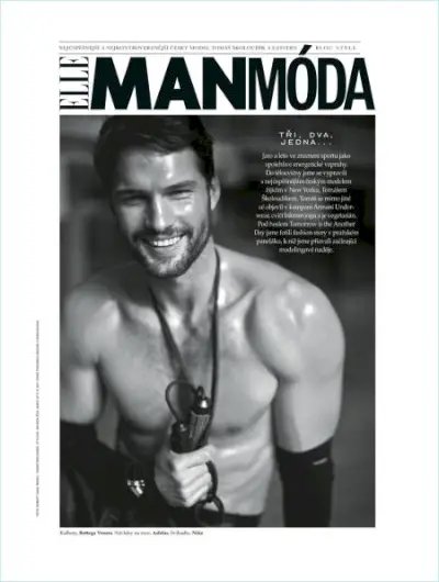 Tomas Skoloudik 2017 エディトリアル Elle Man チェコ語 001