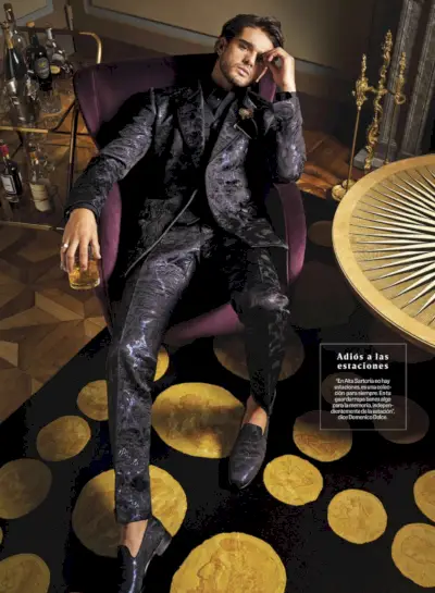 Marlon Teixeira afbilledet i Dolce & Gabbana Sartoria for GQ Mexico.