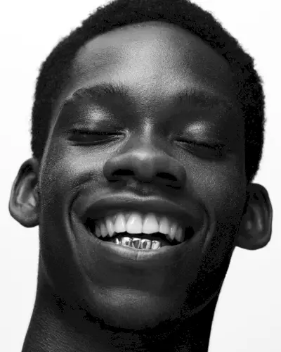 Model Amadou Fall for Hunger tijdschrift.