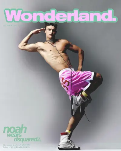 Noah Luis Brown rockt Dsquared2 voor Wonderland