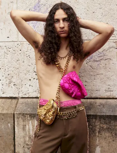 Dior Men Primavera 2023 VMAN Editorial Modelo Rayan Mazuel