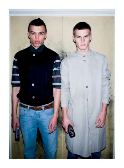 Dudley O’Shaughnessy e Ralf Javoiss por Kuba Dabrowski para artigo unFLOP