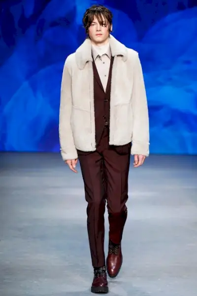 Módny trend jeseň 2016 Londýn kolekcie Muži Shearling Tiger of Sweden