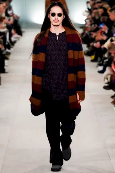 Jeseň Zima Módny trend 2016 Londýnske kolekcie Pánske Oversize Cardigans Oliver Spencer