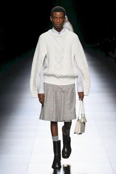 ディオール メンズ 2023 年秋冬コレクション キルト ギデオン アデニイ
