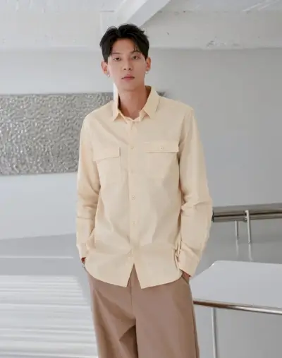 Types de chemises hommes poche à rabat Shein