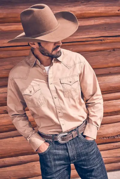Types de chemises pour hommes Western Snap Wrangler