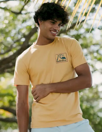 Quiksilver Square Biz Herrtröja guld