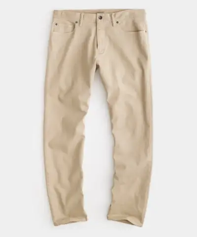 Khaki bikses vīriešiem Todd Snyder Straight Fit, 5 kabatām Chino Casual Khaki