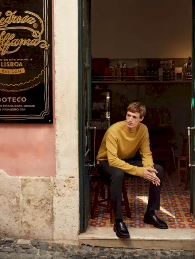 Massimo Dutti 2021 Editorial pentru bărbați The Walk 005