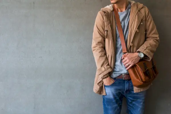 Mann Casual Style Kleidung beschnitten