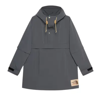 The North Face x Gucci Nylon Windbreaker Grå