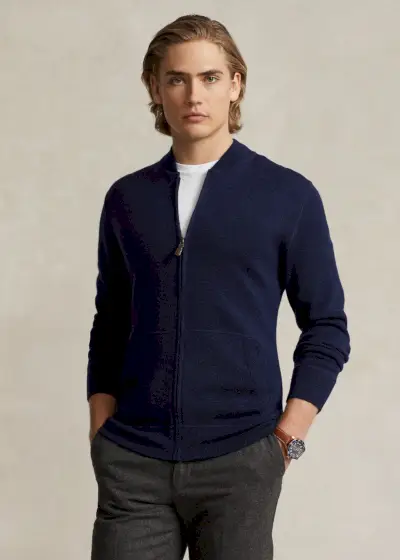Maglione con zip intera da uomo Polo Ralph Lauren