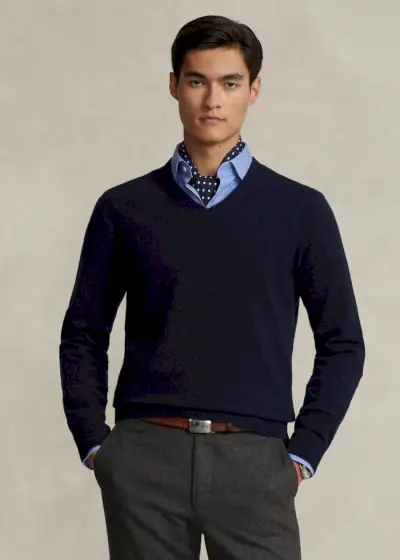 Maglione con scollo a V Uomo Polo Ralph Lauren
