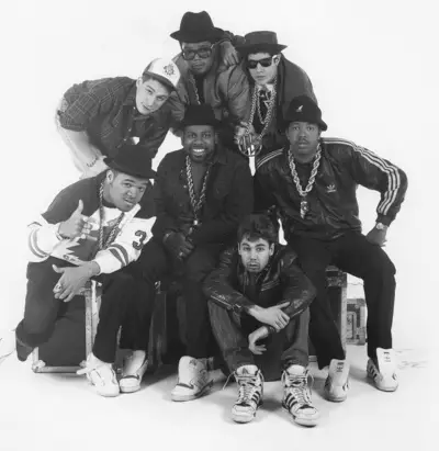 Execute DMC Beastie Boys 1987 Foto de Imprensa