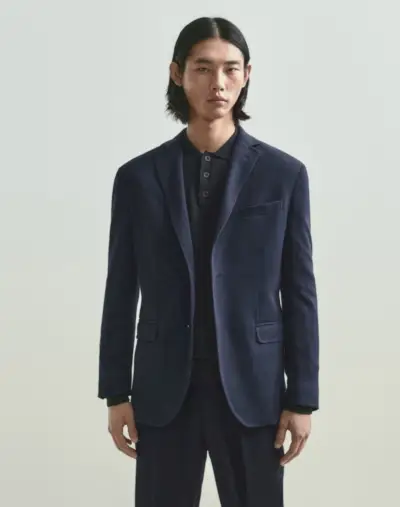 カクテル服装男性ポロシャツブレザーマッシモ ドゥッティ