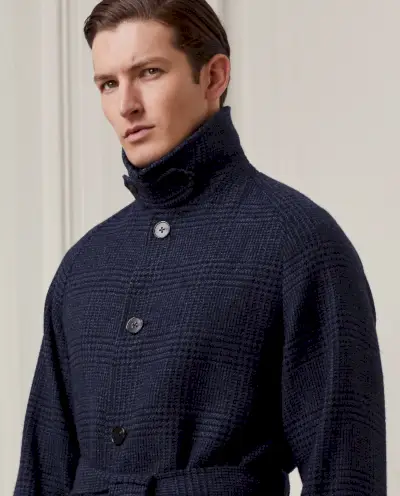 Palton Balmacaan Barbati Ralph Lauren Purple Label Guler