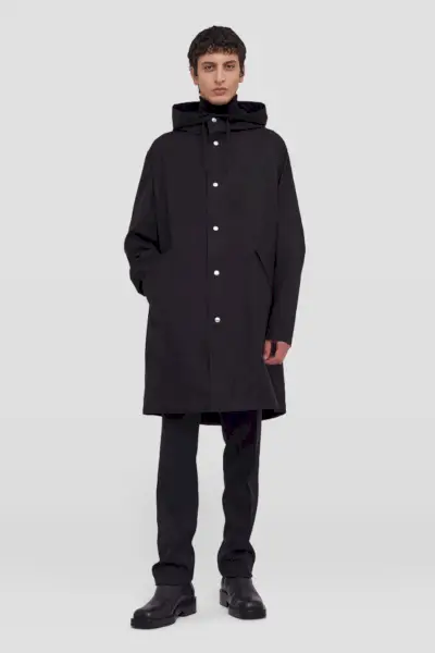 Parka cu logo Jil Sander Bărbați