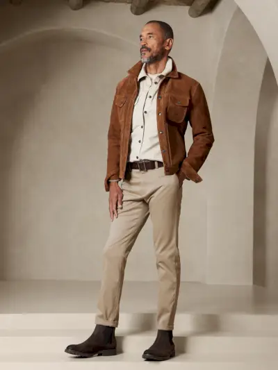 Banana Republic CHINO SLIM MOVIMENTO RAPIDO