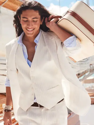 Banana Republic sidevindsdrakt sommer 2022 herre Cherokee Jack-modell