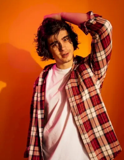 Gen Z Fashion Casual Plaid Button-down skjorte