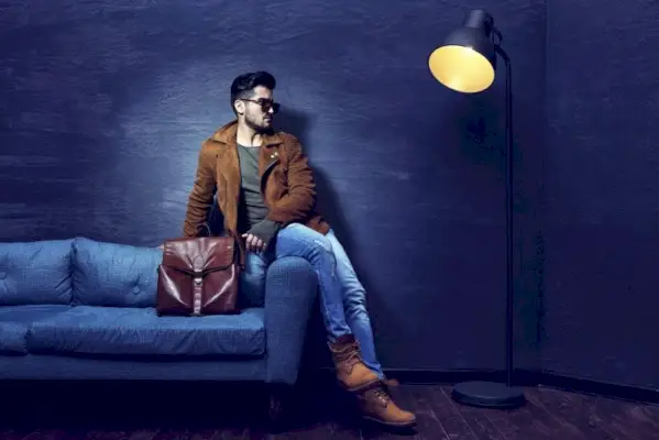 Stilideen für braune Wildlederjacken für Herren